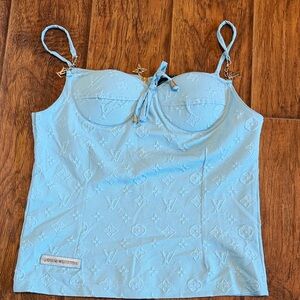 Blue Designer Women's Top
